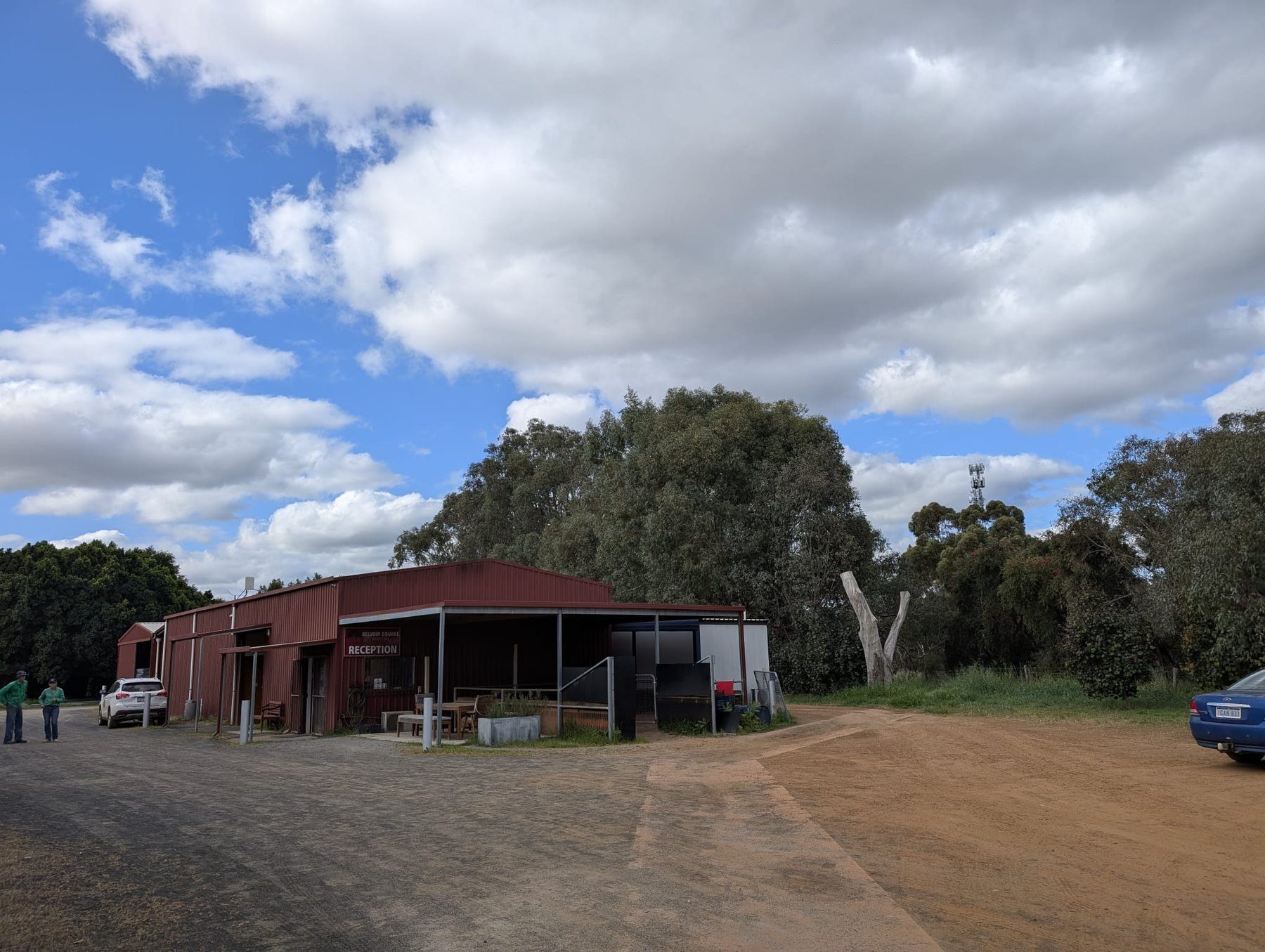 Exterior view of Belvoir Equine Hospital in Belhus