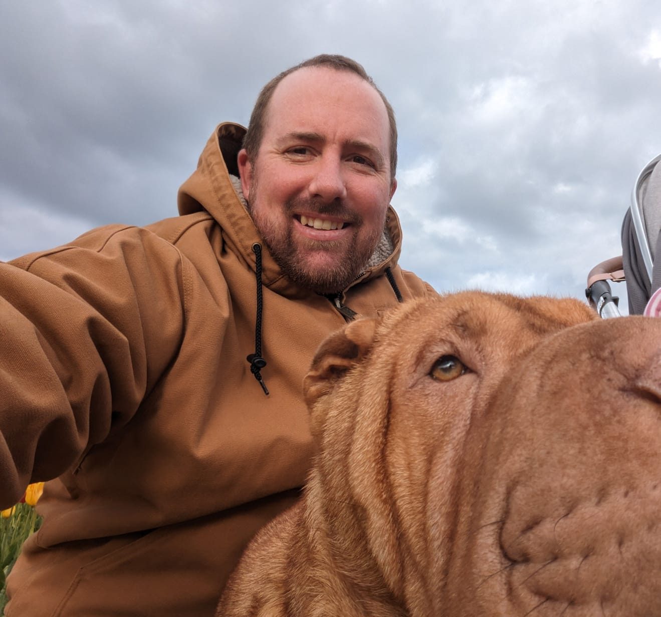 Dr Kyle Lowery with a horse